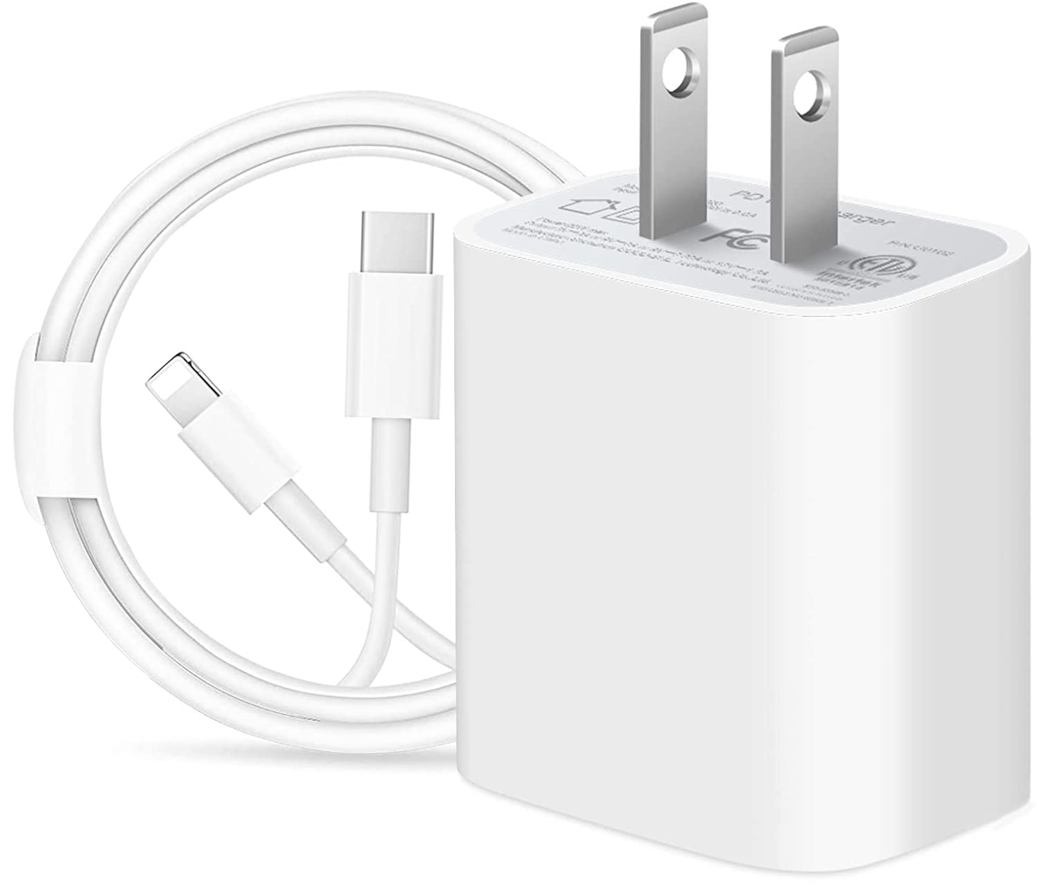 Original Apple 20W USB-C Power Adapter (2-Pin) | Type-C Wall Adapter UK Plug