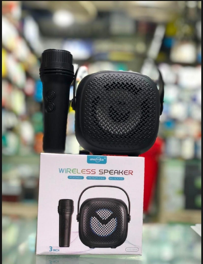 GTS 1941 & GTS 2008 Bluetooth Speaker With Mini Wireless Microphone