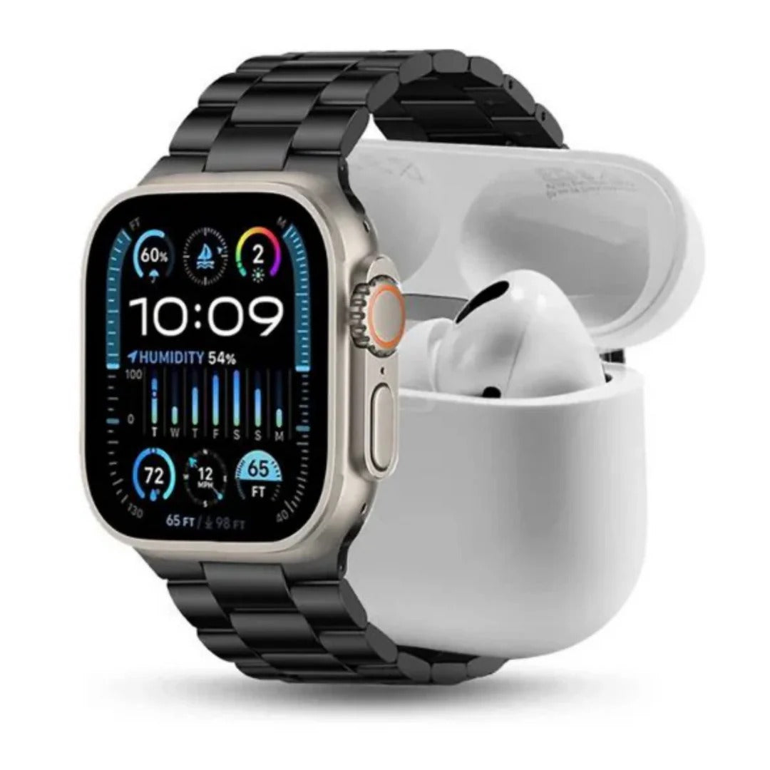 Crown S10 10+1 Smart Watch With 7 strips & Airpods 2