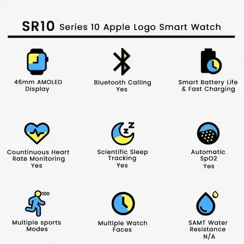 SR10 Series 10 Apple Logo Smart Watch