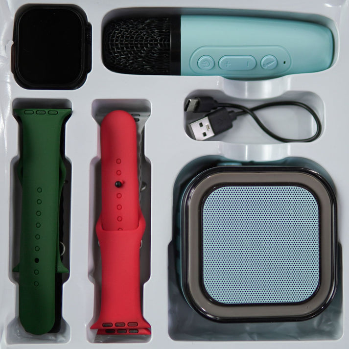 Crown K12 7 in 1 (Watch + Bluetooth Speaker & Mic )