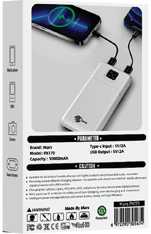 J-102 Power Bank | 4 In 1 Cables For All Phones