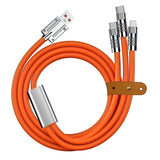 3 In 1 Usb Charging Cable | 120W Charge Cord With Type C Cable