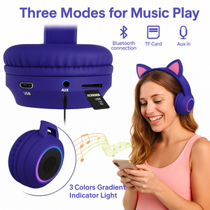 Y47 Wireless Cat Ear Headphones