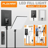 PLOKAMA Live P-19 LED Fill Light with 7ft Stand