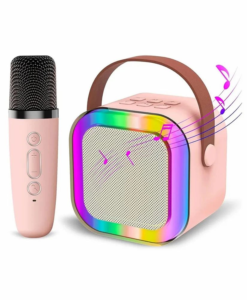 Colorful Karaoke Wireless Sound Speaker With Mic